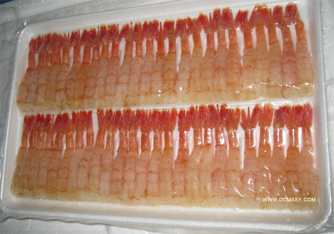Red shrimpCan be eaten raw